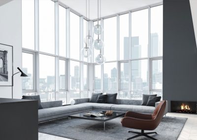 Renolux Design Luxury Condo Renovation Toronto Living Room